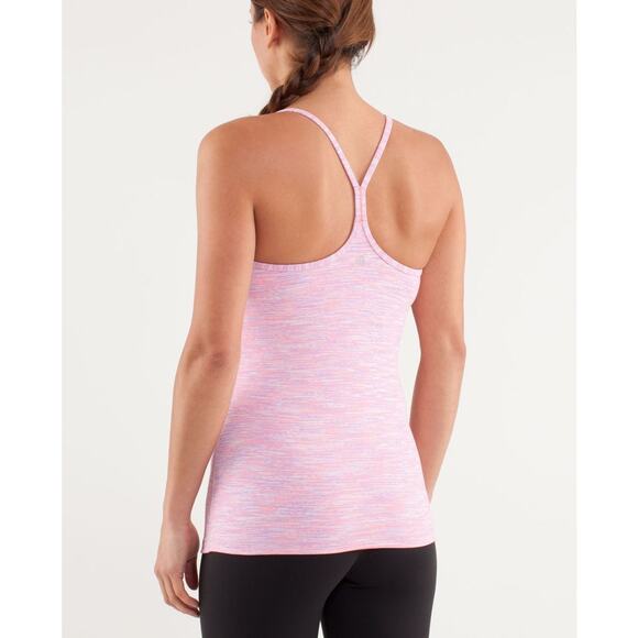 Lululemon Women's Power Y Tank in Wee Are from Space White April Multi‎ Size 4 - Picture 2 of 7